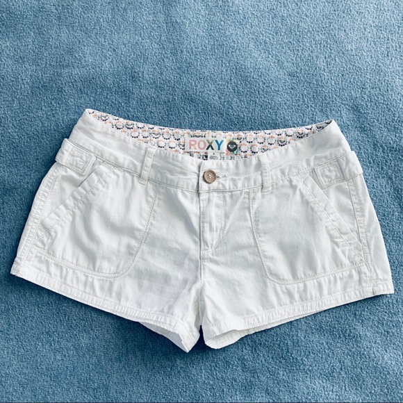 roxy white shorts